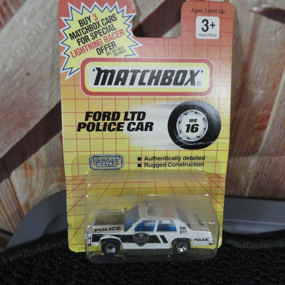 MATCHBOX | Toys | Matchbox Ford Ltd Police Car 92 ...